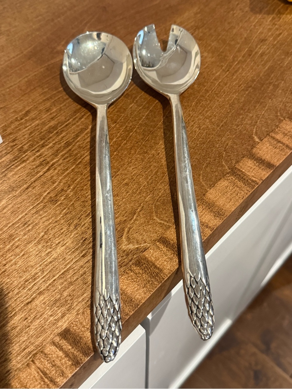 Silea Silver-Plated Salad Server Set